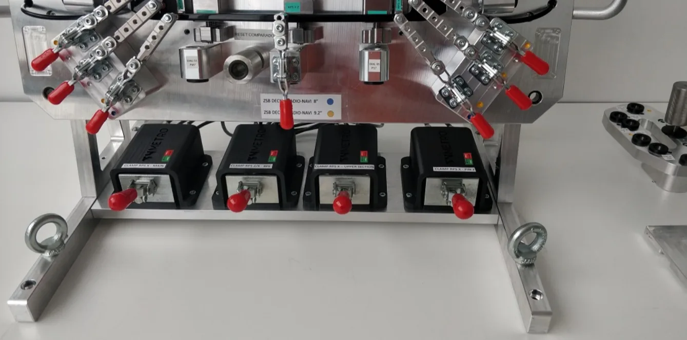 Base do cubbing com módulos de controlo pneumático S4METRO