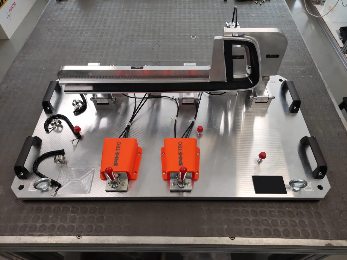 Gabarito de controlo S4METRO para o Volkswagen ID.4 PA em bancada