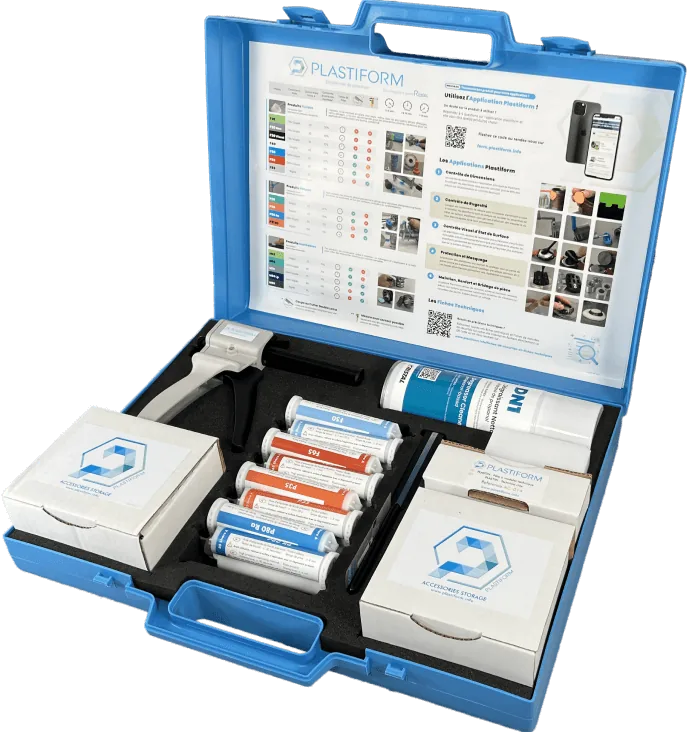 Mala ML-041 – Produtos médios/rígidos e controlo de rugosidade, pasta de moldagem Plastiform em aplicação de controlo dimensional (imagem 1 de 1)